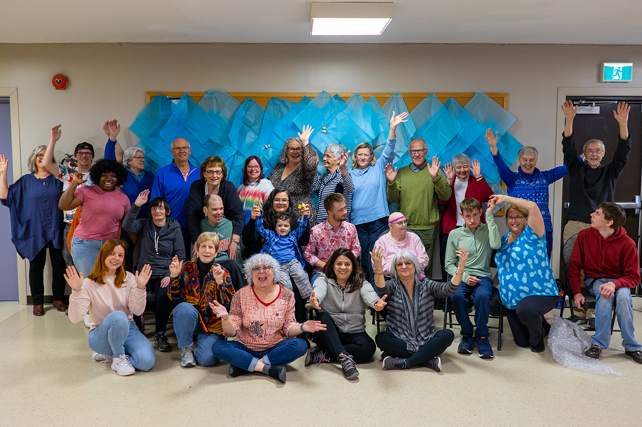 Avalon -A group picture of the community inside