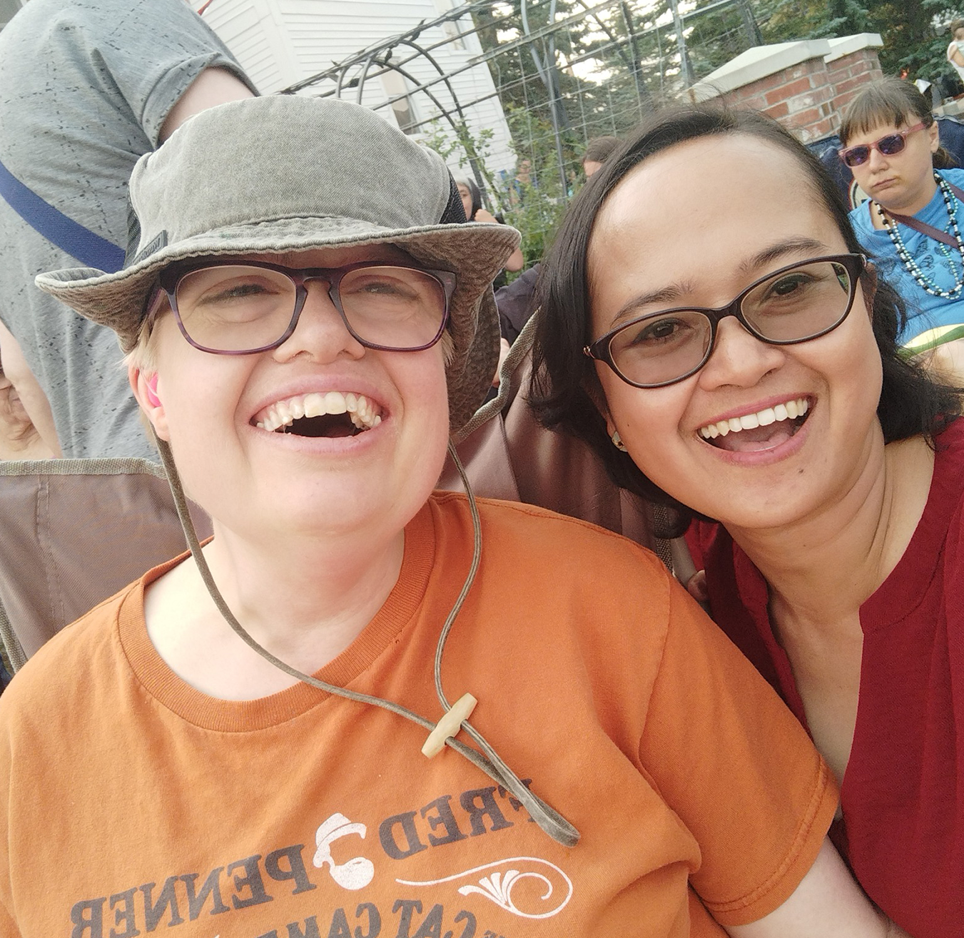 Lethbridge - Two Community members smiling