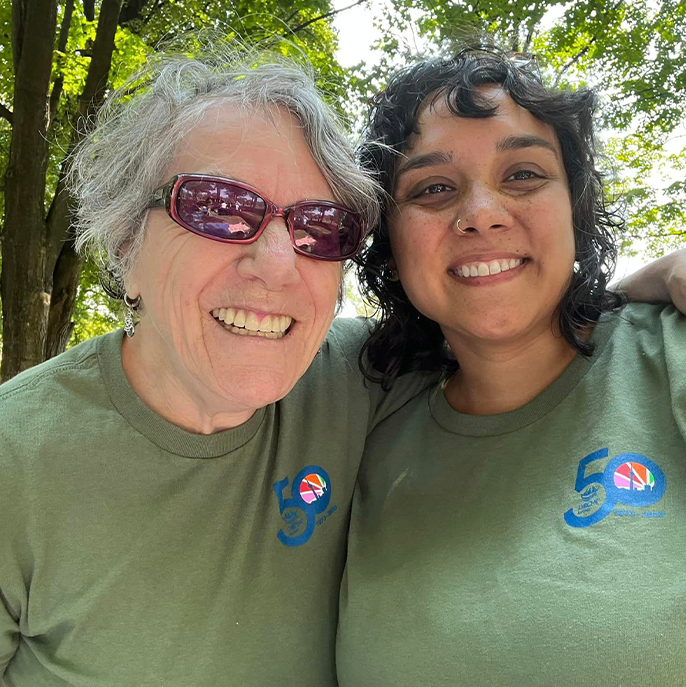 Toronto - two community members smiling